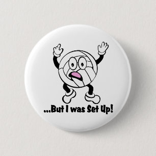Volley Dude Pinback Button