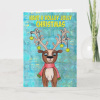 Volley Jolly Christmas Holiday Card