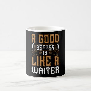 Volleyball - A Good Setter Like A Waiter Coffee Mug