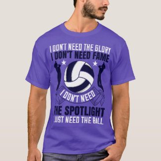 Volleyball A Good Setter Like A Waiter T-Shirt