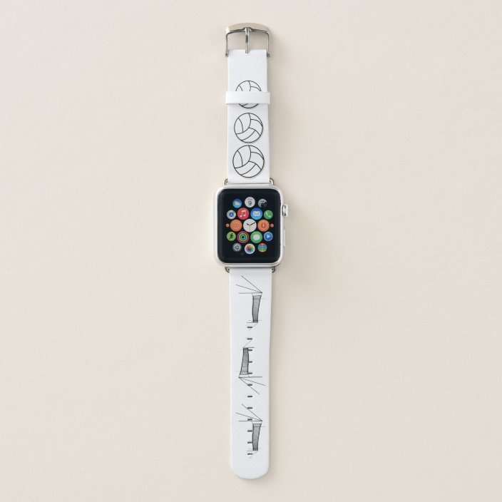 Volleyball And Net Apple Watch Band 