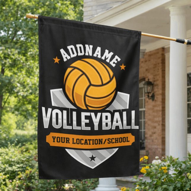 Volleyball Athlete School Varsity Team Player House Flag (Creator Uploaded)