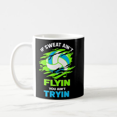 Volleyball Athlete Sportman Team Player Baller Coa Coffee Mug