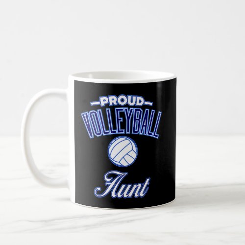 Volleyball Aunt Hoodie For Women Coffee Mug