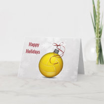 volleyball ball ornament Holiday Greetings