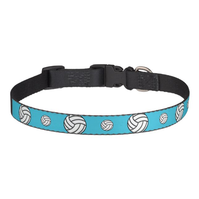 Volleyball Ball Pattern Pet Collar (Front)