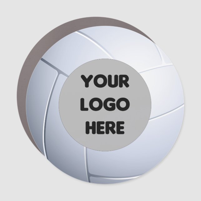 Volleyball Ball Sports Team  Monogram Car Magnet (Front)