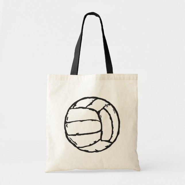 Volleyball Ball Tote Bag (Front)