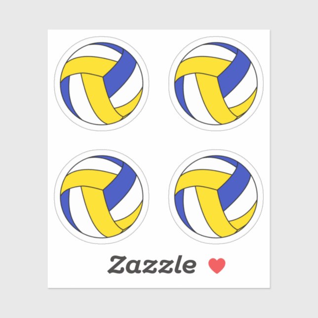 Volleyball balls pack sticker (Sheet)