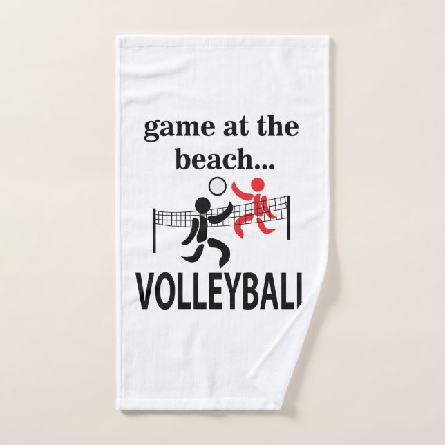 Volleyball Beach Sport Hand Towel (Hand Towel)