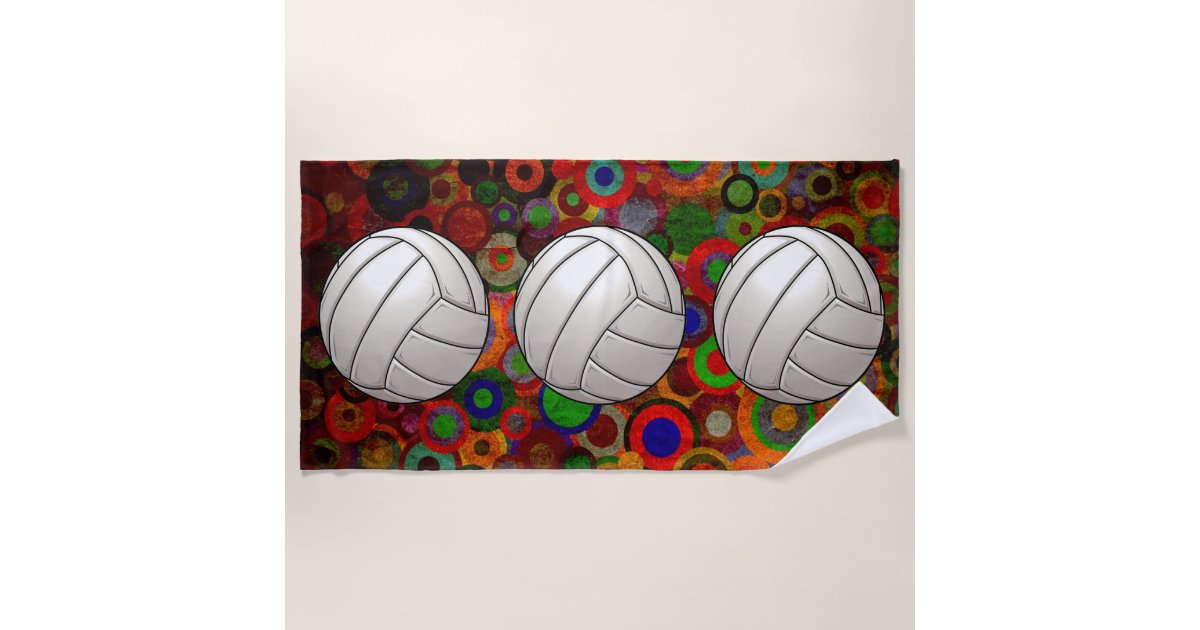 Volleyball Beach Towel Zazzle