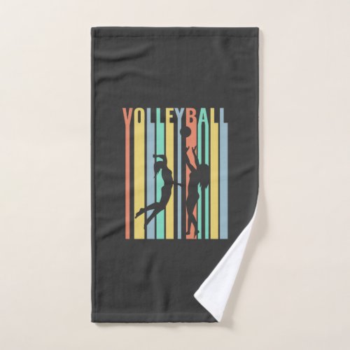 Volleyball  Beachvolleyball Retro  Hand Towel