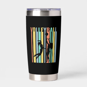 Volleyball Beachvolleyball Retro Insulated Tumbler