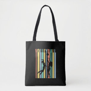 Volleyball Beachvolleyball Retro Tote Bag