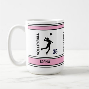 Volleyball Birthday Gift, Volleyball Girl Player Coffee Mug