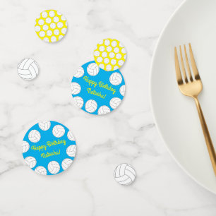 Volleyball Birthday Party Confetti