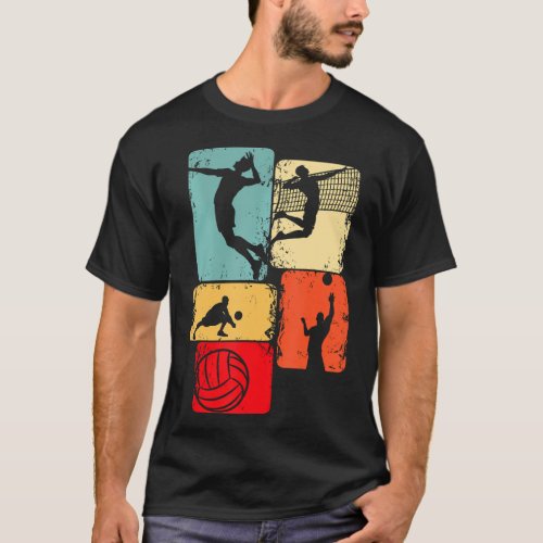 Volleyball Boys Men Youth T_Shirt