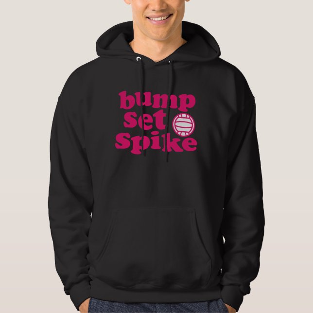 Volleyball - Bump Set Spike Hoodie (Front)