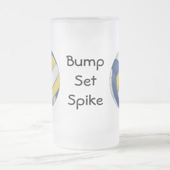 Volleyball Bump, Set, Spike mugs (Center)