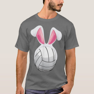 Volleyball Bunny Easter Egg Funny Easter Day Boys T-Shirt