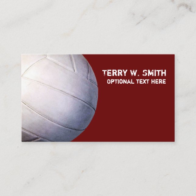 Volleyball Business Card (Front)