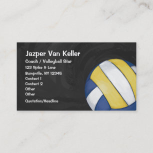 Volleyball Business Card