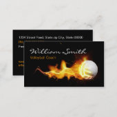 Volleyball Business Coach card (Front/Back)
