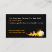 Volleyball Business Coach card (Back)