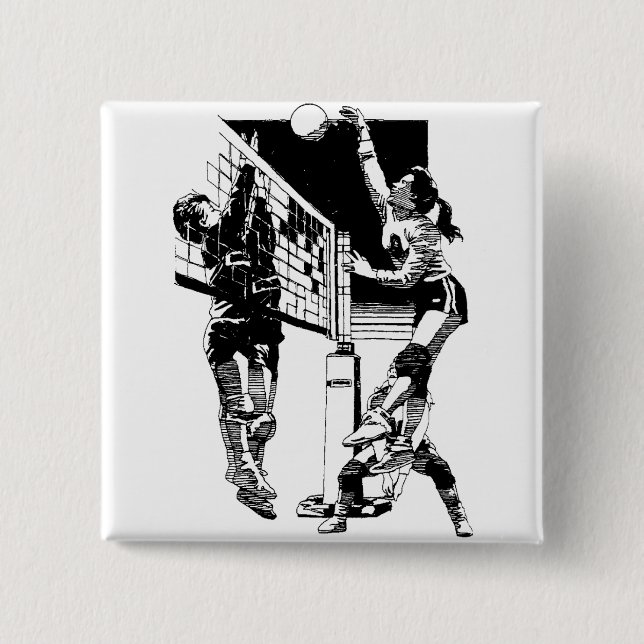 Volleyball Button (Front)