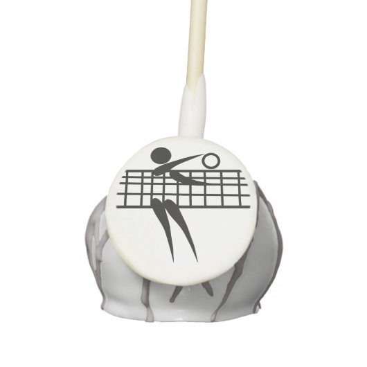 Volleyball cake Pops (Front)