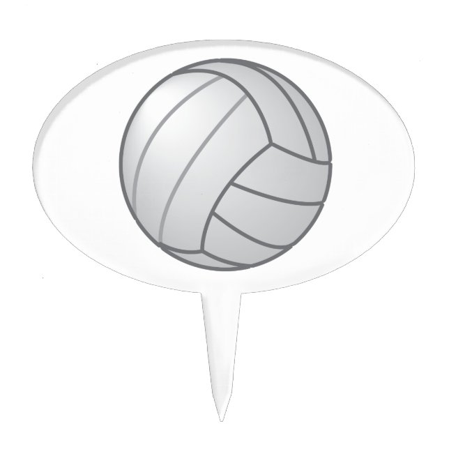 volleyball cake topper (Front)