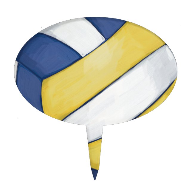 Volleyball Cake Topper (Front)