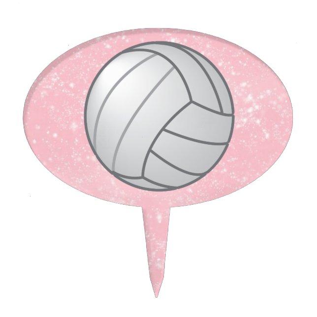volleyball cake topper (Front)