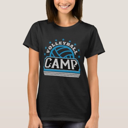 Volleyball Camp Coach Team Girls Boys Player Gift T_Shirt