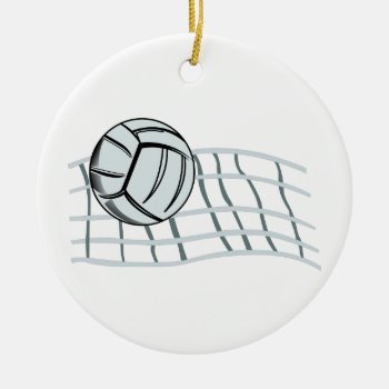 Volleyball Ceramic Ornament by Grandslam_Designs at Zazzle