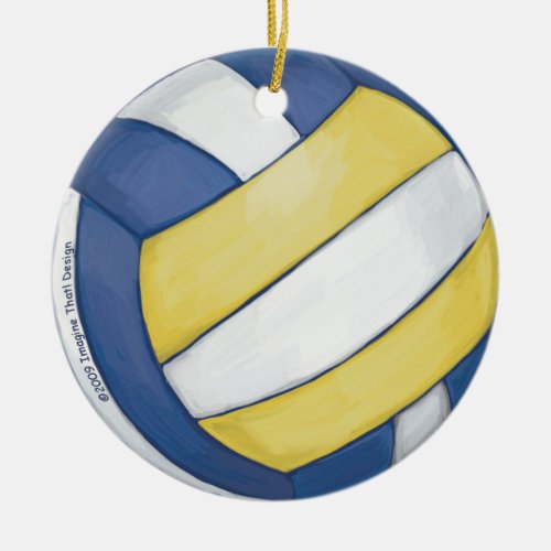 Volleyball Ceramic Ornament