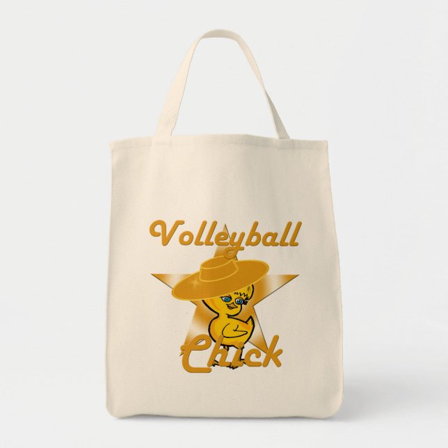 Volleyball Chick #10 Tote Bag (Front)