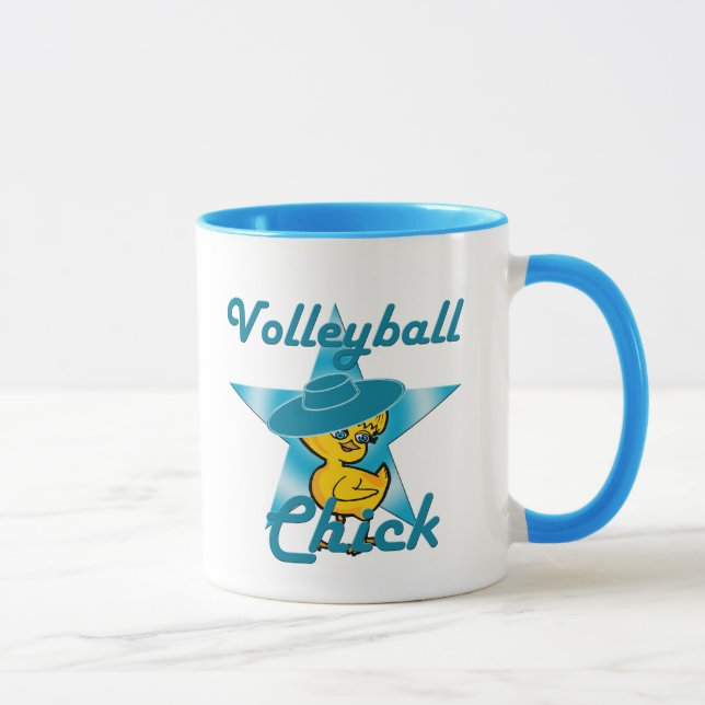 Volleyball Chick #7 Mug (Right)