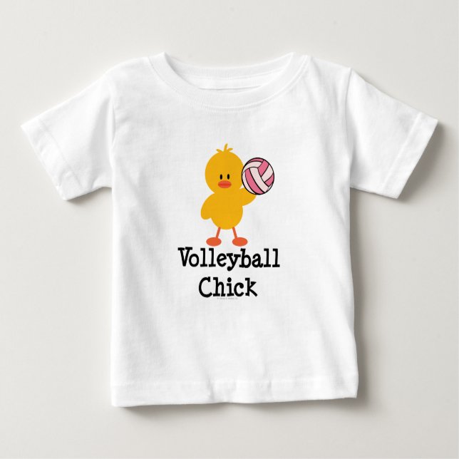 Volleyball Chick Infant Tee (Front)