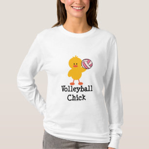 Volleyball Chick Long Sleeve Tee Shirt