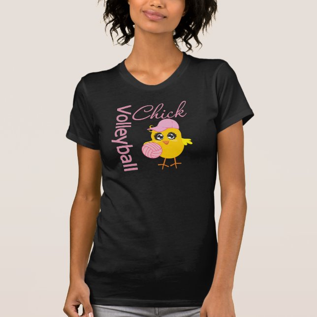 Volleyball Chick T-Shirt (Front)