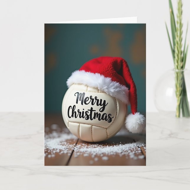 Volleyball Christmas Card (Front)