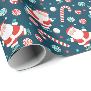 Volleyball Christmas Gift Wrapping Paper