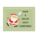 Volleyball Christmas Holiday Postcard Volleyball Christmas Holiday Postcard