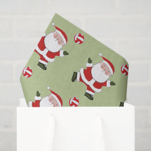 Volleyball Christmas Holiday Tissue Paper