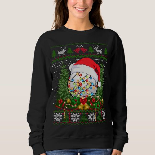 Volleyball Christmas Ugly Sweater Family Gifts Spo