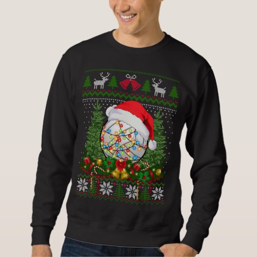 Volleyball Christmas Ugly Sweater Family Gifts Spo