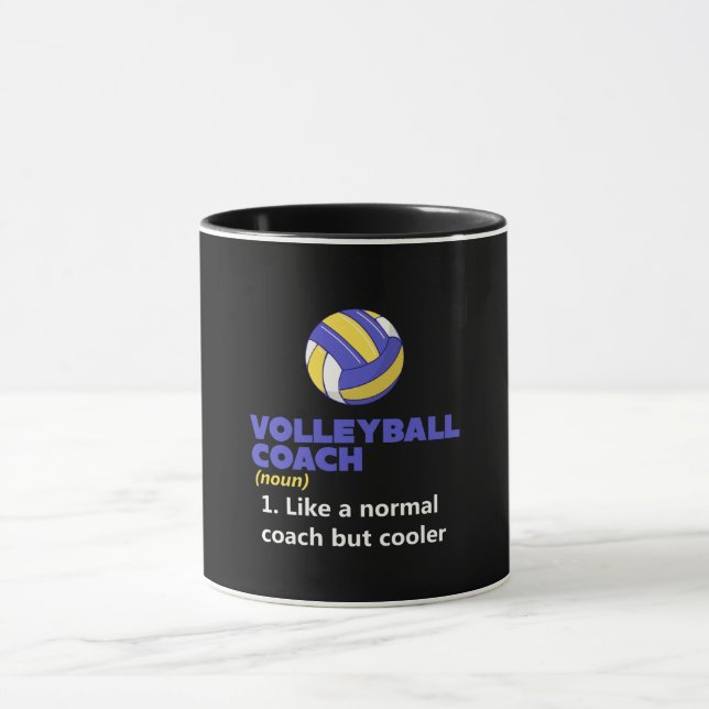 Volleyball Coach Definition Mug (Center)