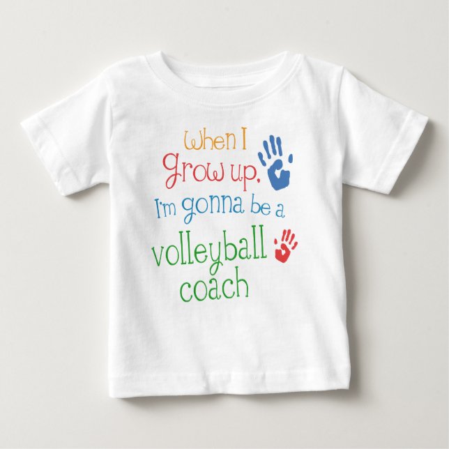 Volleyball Coach (Future) Infant Baby T-Shirt (Front)