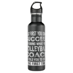 Volleyball Coach Gift Funny Thank You Gift Stainless Steel Water Bottle